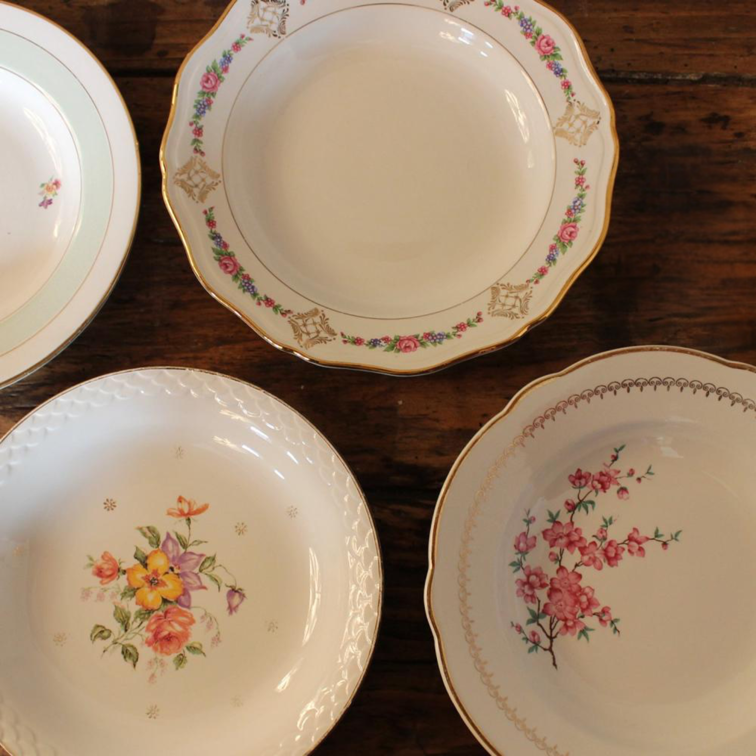 Assiette Creuse Vintage