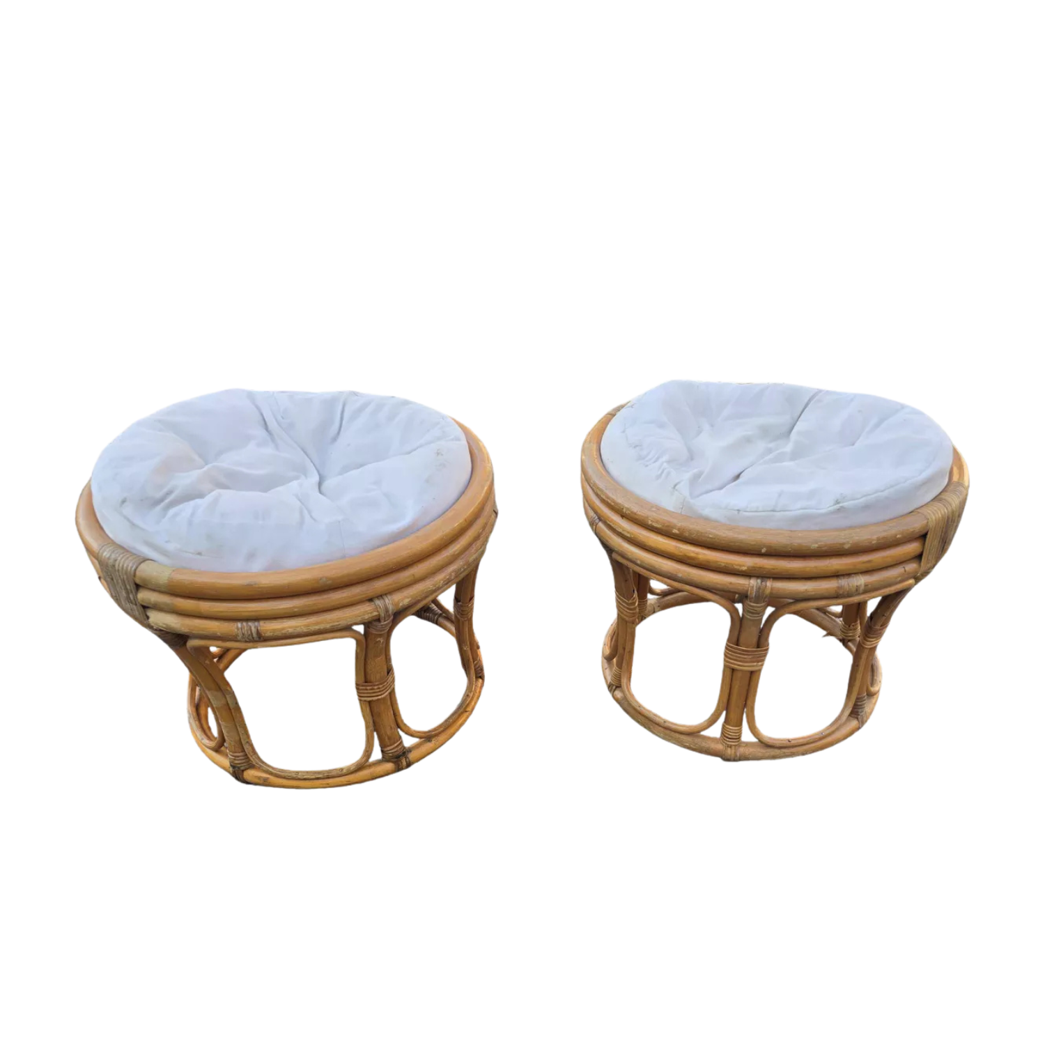 Pouf Rotin Thibaut