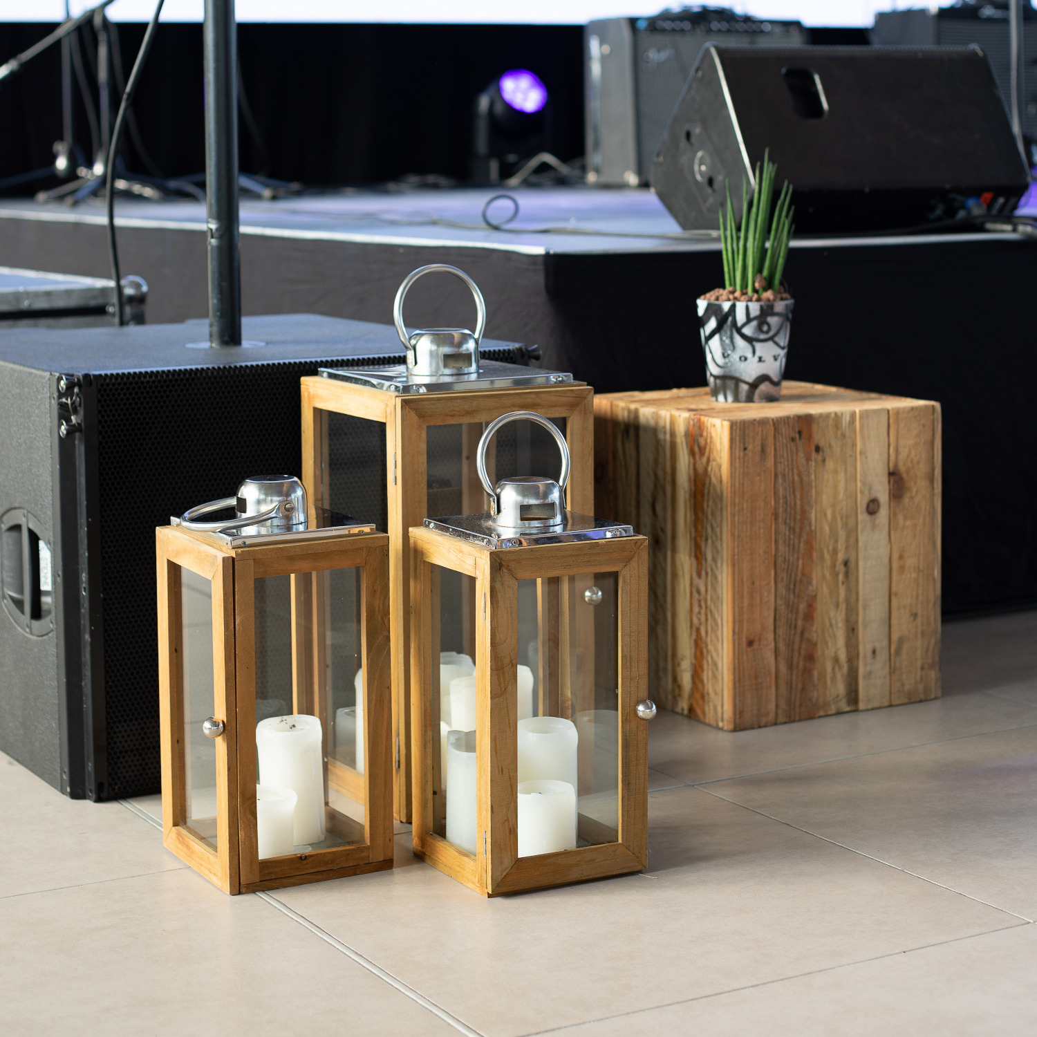 Lanterne Bois Exotique