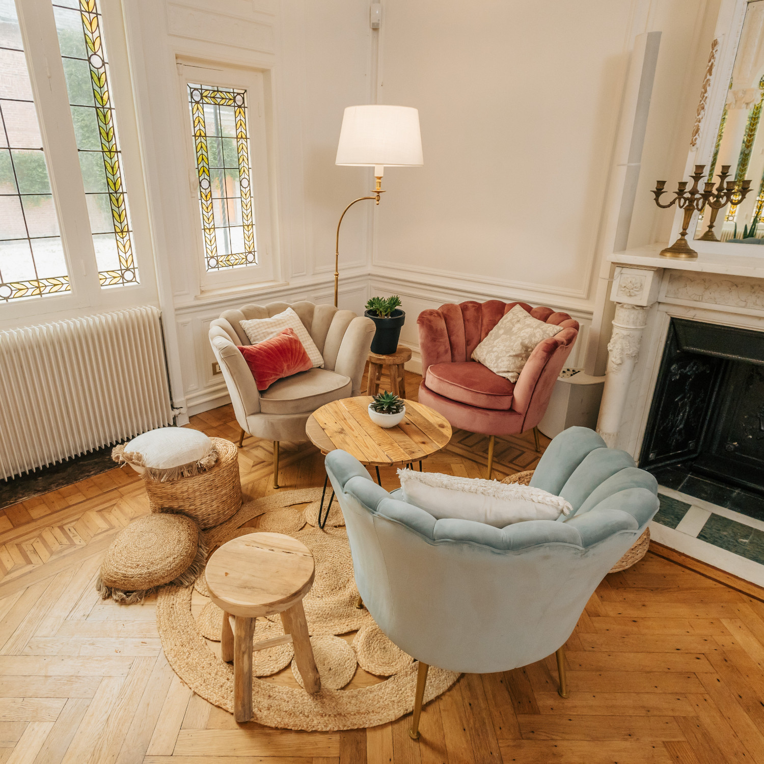 Pied Lampe Arc De Cercle 3