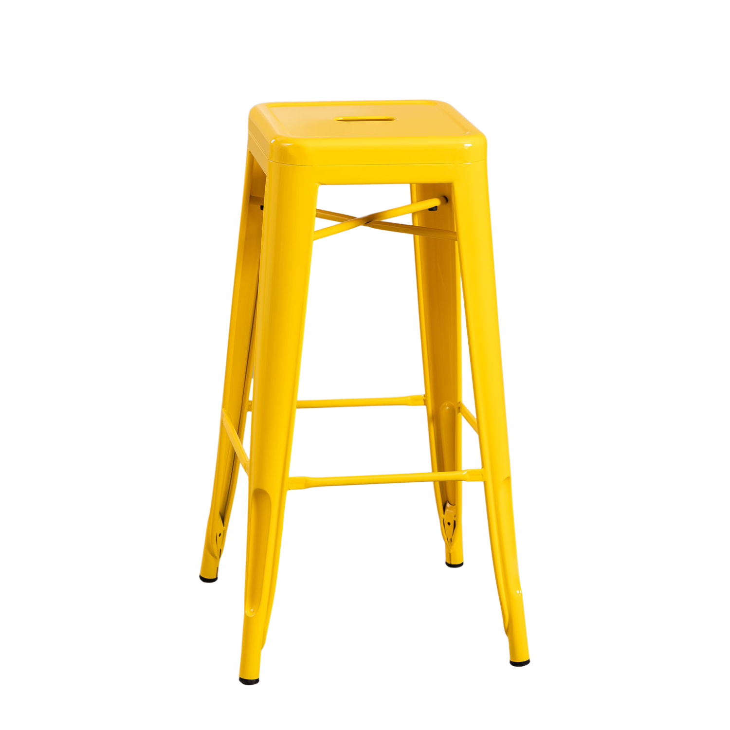 Tabouret Metal Jaune 2