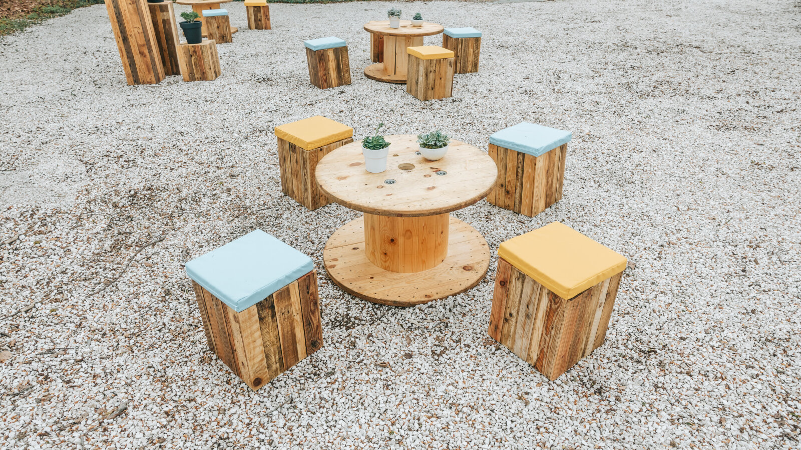 Touret Et Assises Cubes