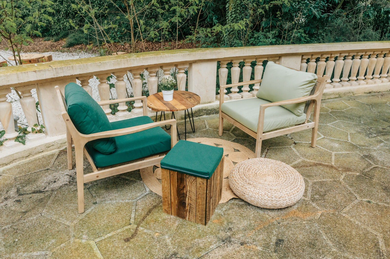 Table Arti Assise Acacia Et Cube