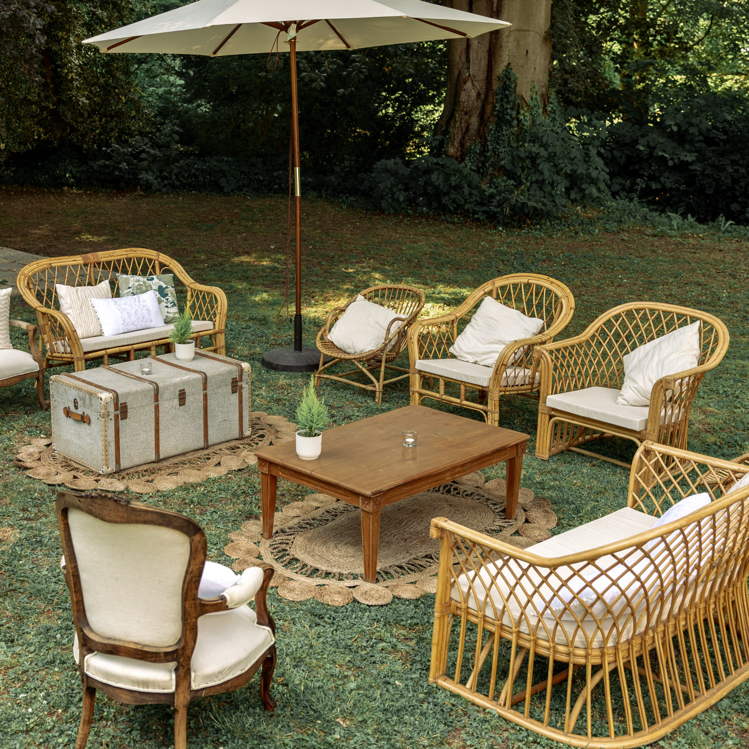 Fauteuil Rotin Clair