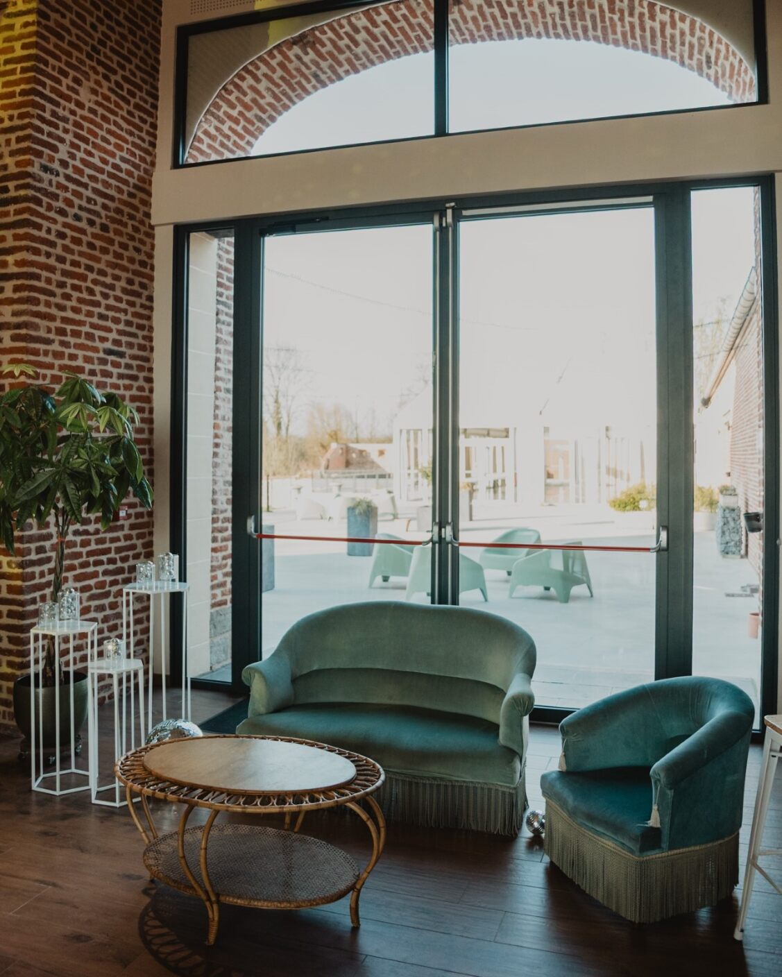 Salon Velour Bleu 