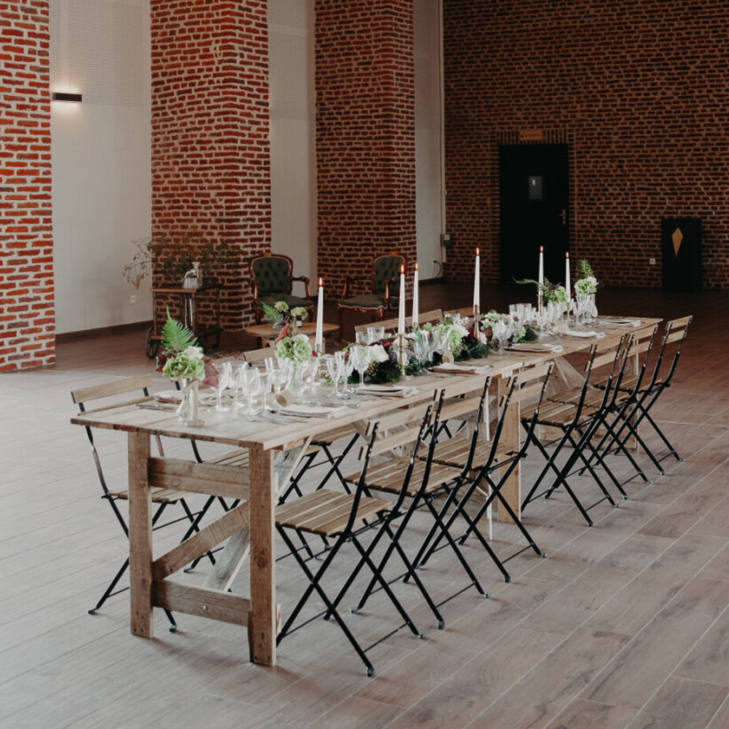 Tables Rustique Et Chaises Pliante Bois