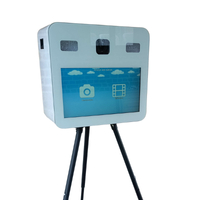 2 Borne Photo Classique Blanche